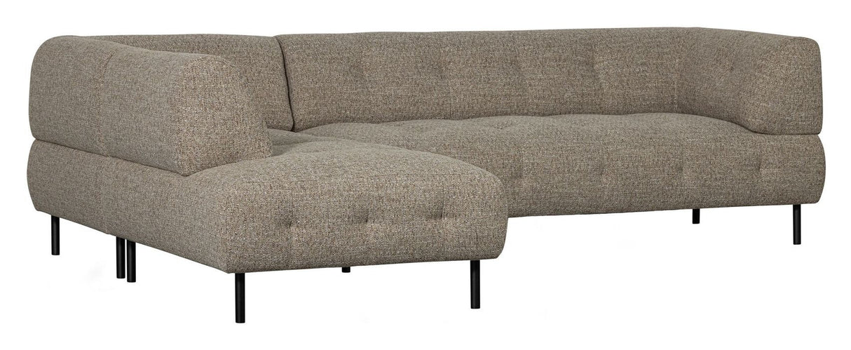 Lloyd hjørne sofa, venstre, brun melange