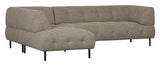 Lloyd hjørne sofa, venstre, brun melange