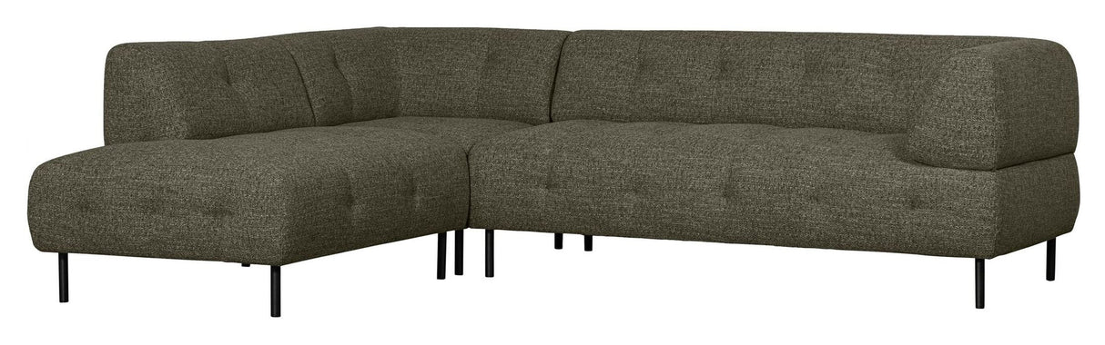 Lloyd Sofa w. chaise longue, venstre vendt, grønn melange