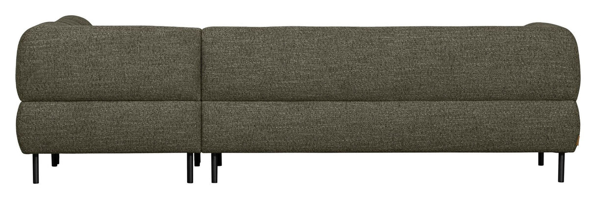 Lloyd sofa m. sjeselong, Høyrevendt, Grønn Melange 