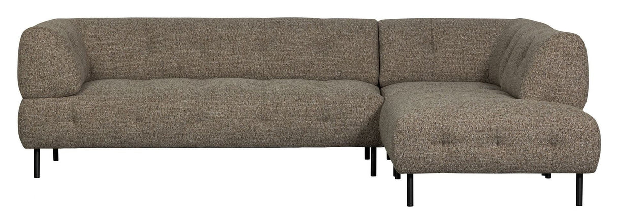 Lloyd sofa m. sjeselong, Høyre, Mørkebrun Melange 