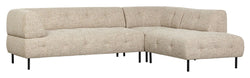 Lloyd sofa m. sjeselong, Høyrevendt Natural Melange 