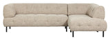 Lloyd sofa m. sjeselong, Høyrevendt Natural Melange 