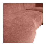 Polly Sofa m. sjeselong, Høyre, Rosa 