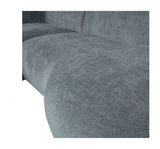 Polly sofa w. chaise longue, venstre, blå/grønn