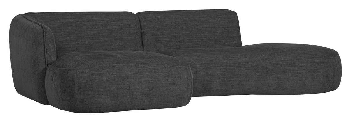 Polly sofa w. chaise longue, venstre, grå