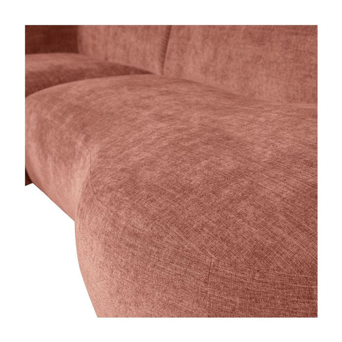 Polly sofa w. chaise longue, venstre, rosa