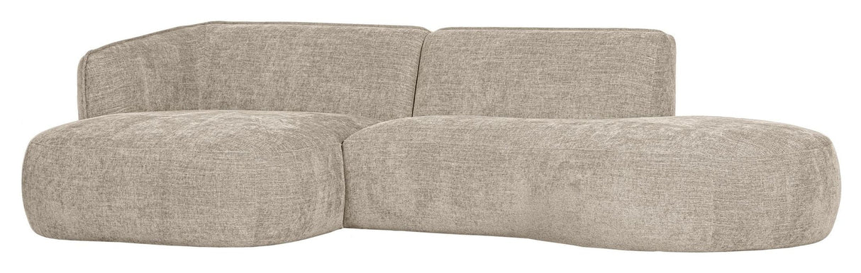 Polly Sofa m. sjeselong, Venstre, Sand 