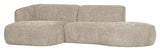 Polly Sofa m. sjeselong, Venstre, Sand 