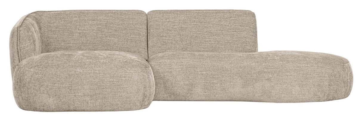 Polly Sofa m. sjeselong, Venstre, Sand 