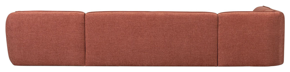 Polly U-sofa, Venstrevendt, Rosa 