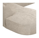 Polly U-sofa, Venstrevendt, Sand 