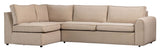 Freek hjørnesofa venstre, beige 