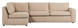 Freek hjørnesofa venstre, beige 