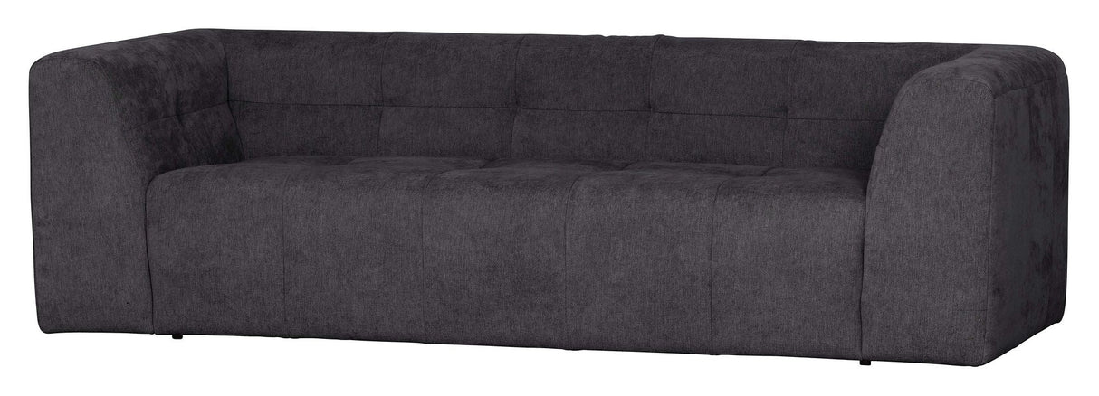 Woood Grid 3-per. Sofa, mørkegrå chenille