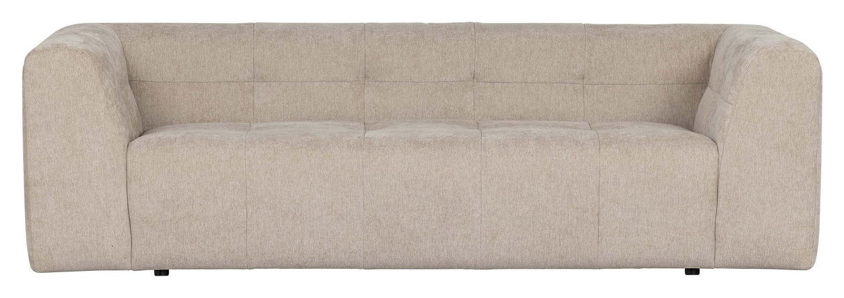 Woood Grid 3-per. Sofa, Sand Chenille