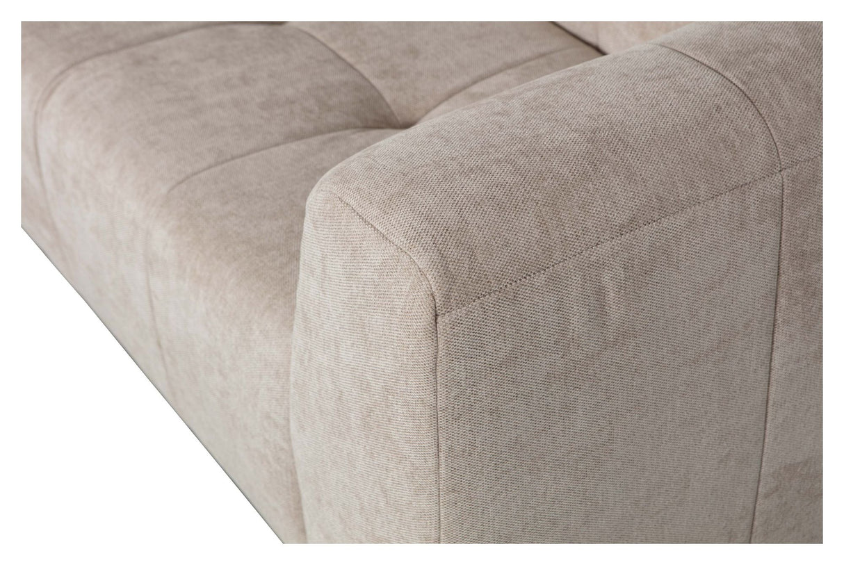 Woood Grid 3-per. Sofa, Sand Chenille