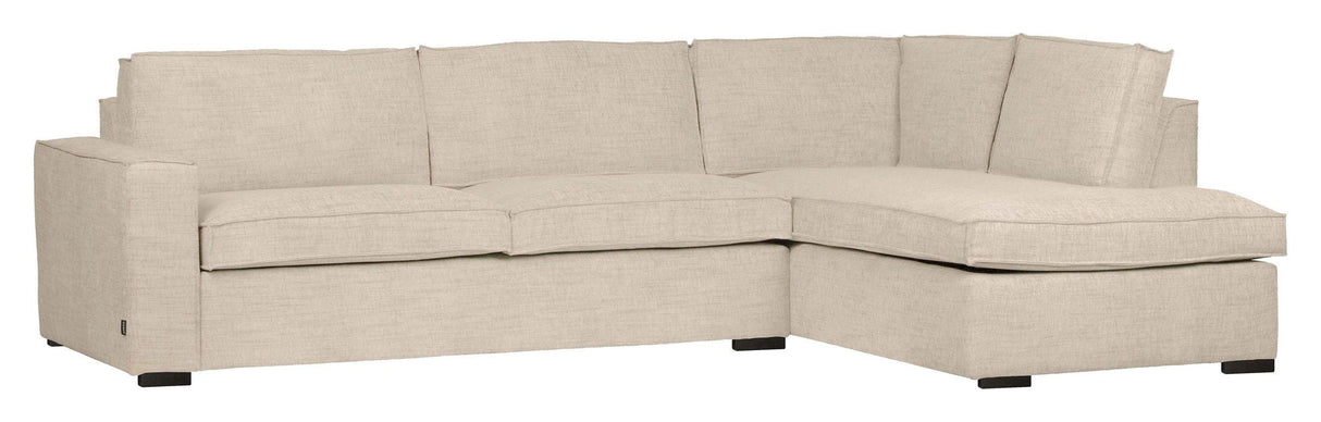 Woood Hajo sofa med høyre venstre sjesel lang, off-white melange