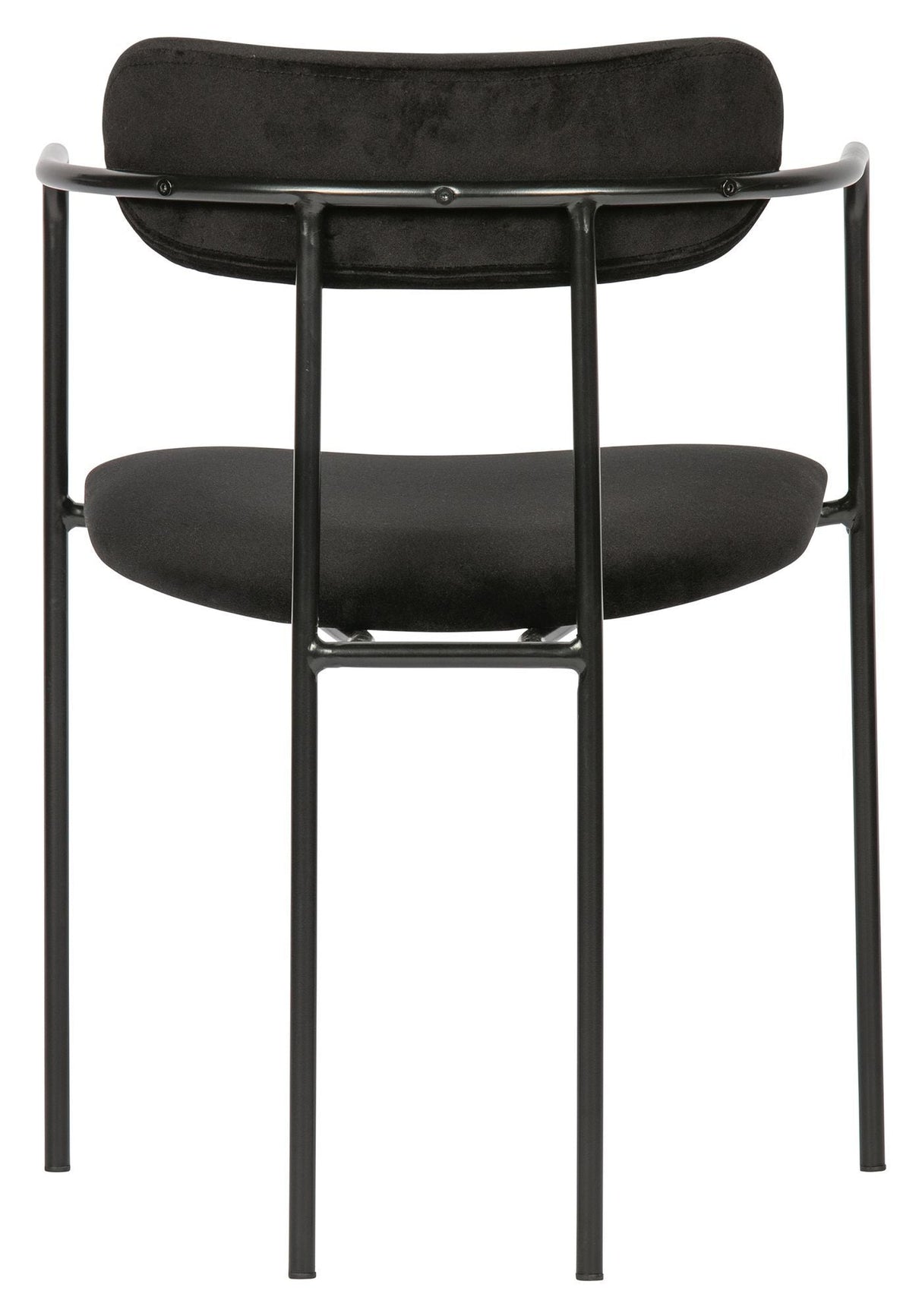 Woood Ivy Dining Chair - Black Velvet