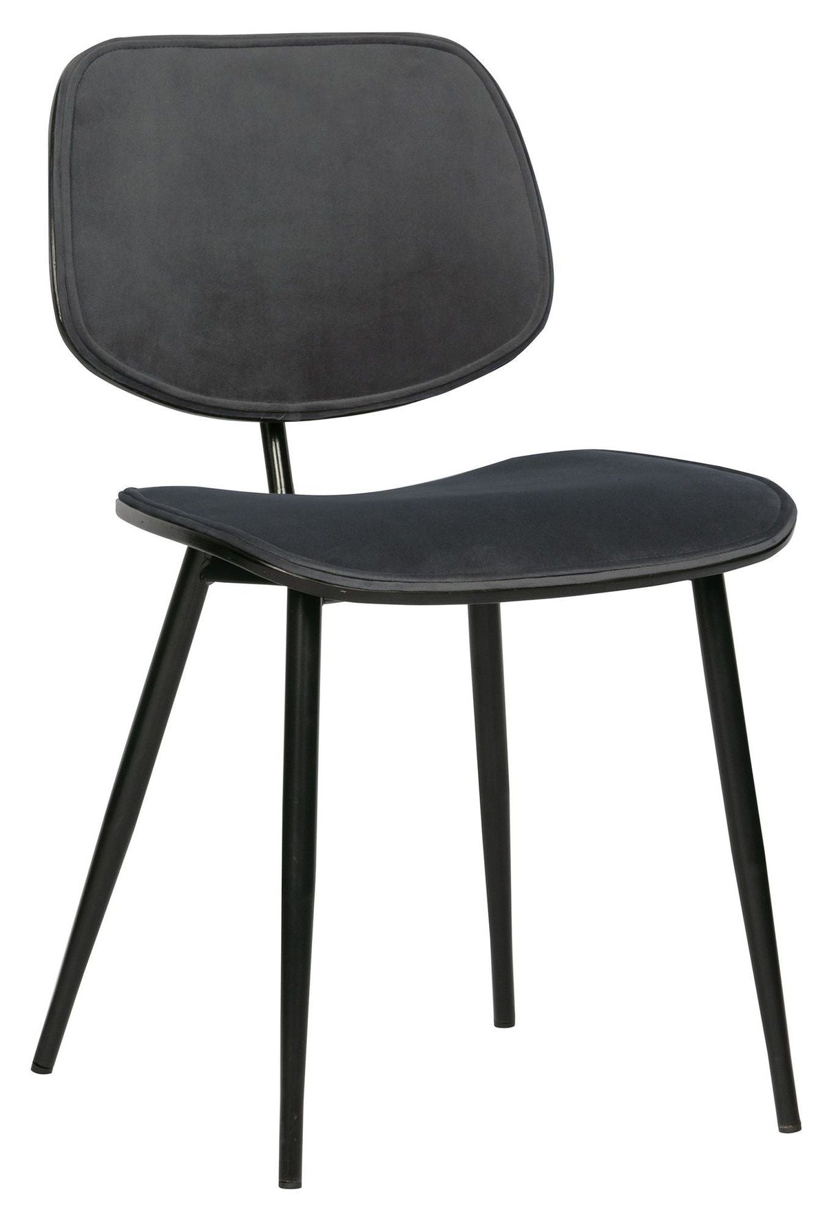 Woood Jackie Dining Chair - grå fløyel