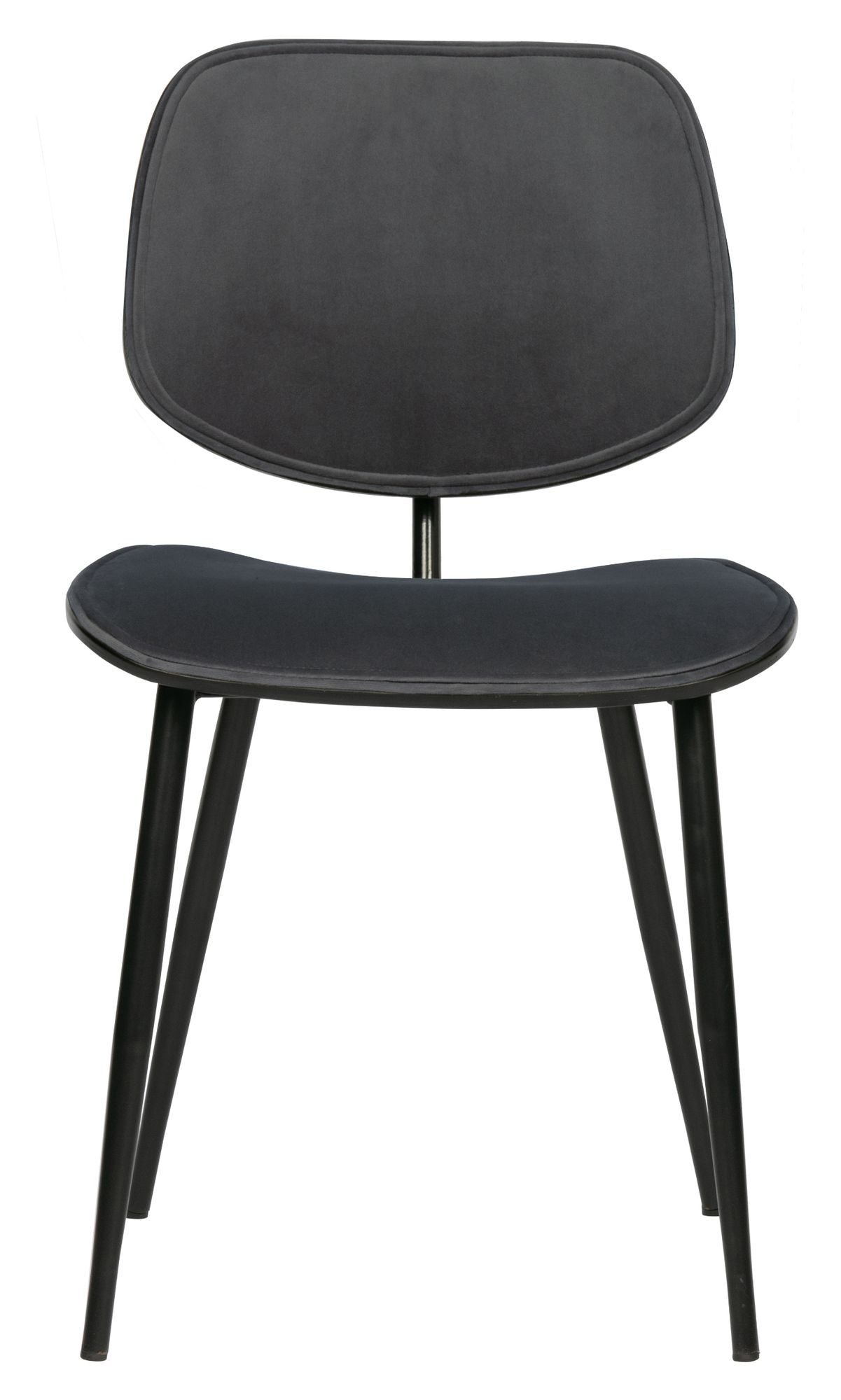 Woood Jackie Dining Chair - grå fløyel