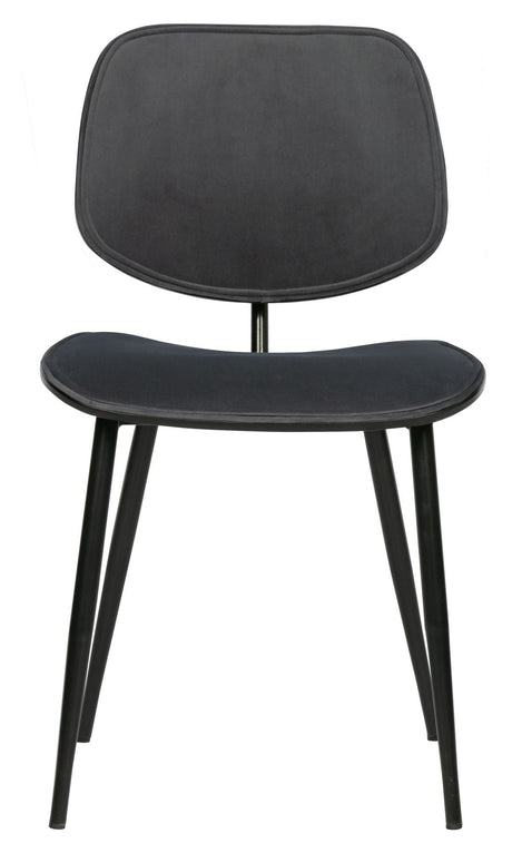 Woood Jackie Dining Chair - grå fløyel