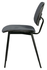 Woood Jackie Dining Chair - grå fløyel