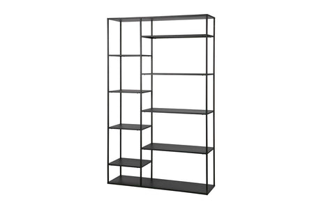 Woood - Juni Shelf - Black Metal - 195x120