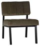 Woood Kaja Lounge Chair - Army Velor