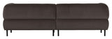 Lloyd 4-pers. Sofa, matte støpejerns velour