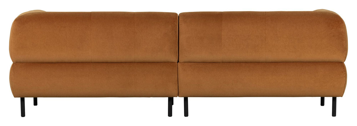 Lloyd 4-pers. Sofa, Mat kanel Velour