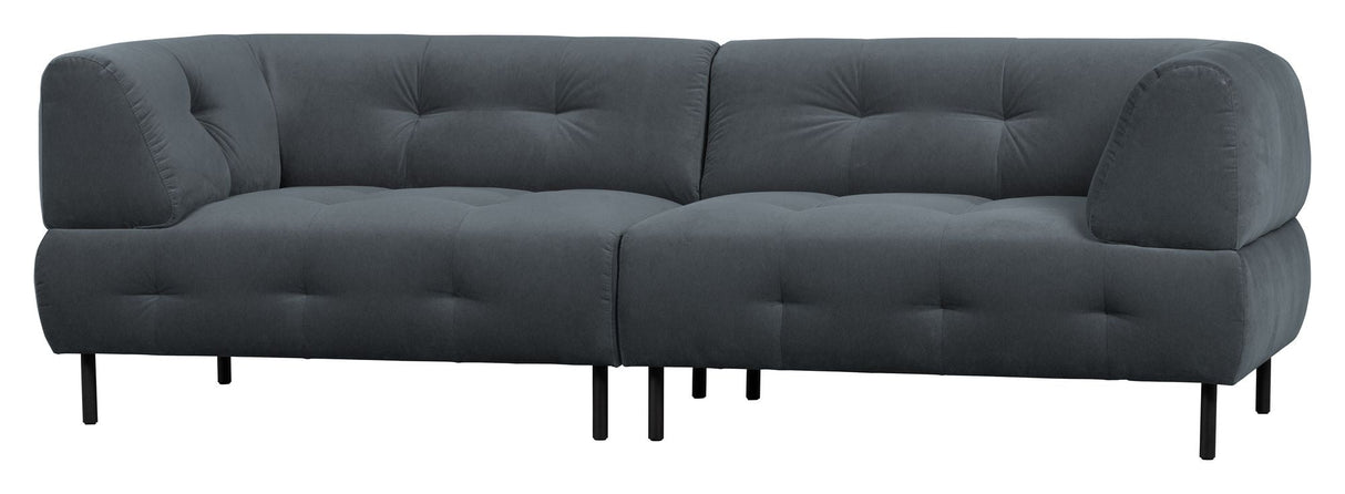 Lloyd 4-pers. Sofa, Mat Cloud Velour