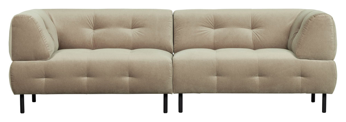 Lloyd 4-pers. Sofa, matte havsalt fløyel