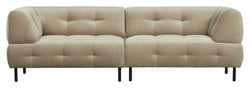 Lloyd 4-pers. Sofa, matte havsalt fløyel