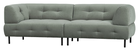 Lloyd 4-pers. Sofa, matte vannplante velour