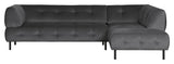 Lloyd Sofa w. Chaise Longue, Right Facing - Anthracite