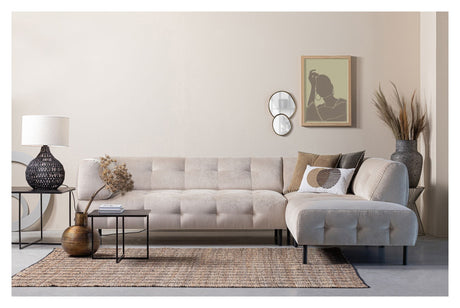 Lloyd Sofa w. Sjesel lang, høyre vender - beige