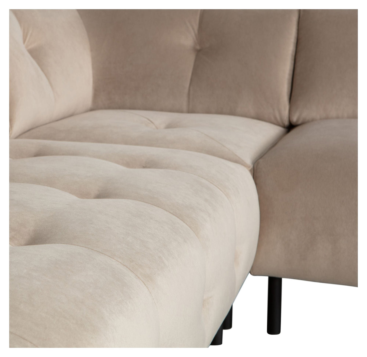 Lloyd Sofa w. Sjesel lang, høyre vender - beige