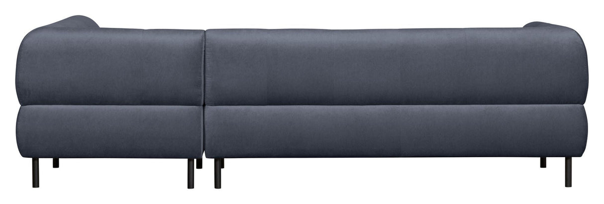 Lloyd Sofa w. Chaise Longue, høyre vendt - blå