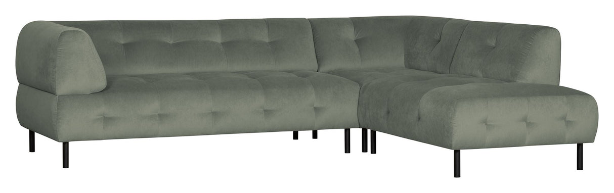 Lloyd Sofa w. Chaise Longue, høyre vendt - grønn