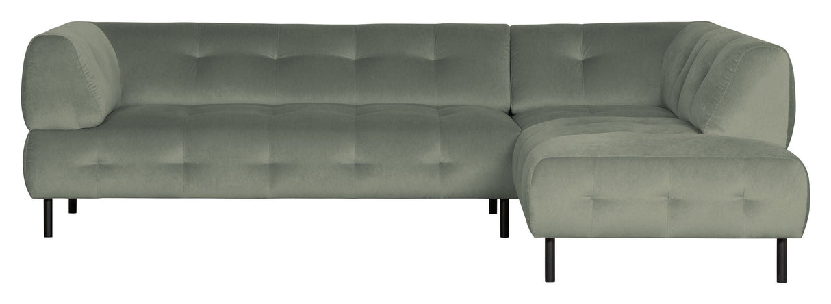 Lloyd Sofa w. Chaise Longue, høyre vendt - grønn