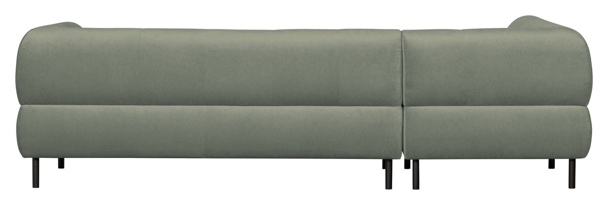 Lloyd Sofa w. Chaise Longue, venstre vendt - grønn fløyel