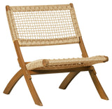 Woood Lois Lounge Chair - Light Eucalyptus/Merge