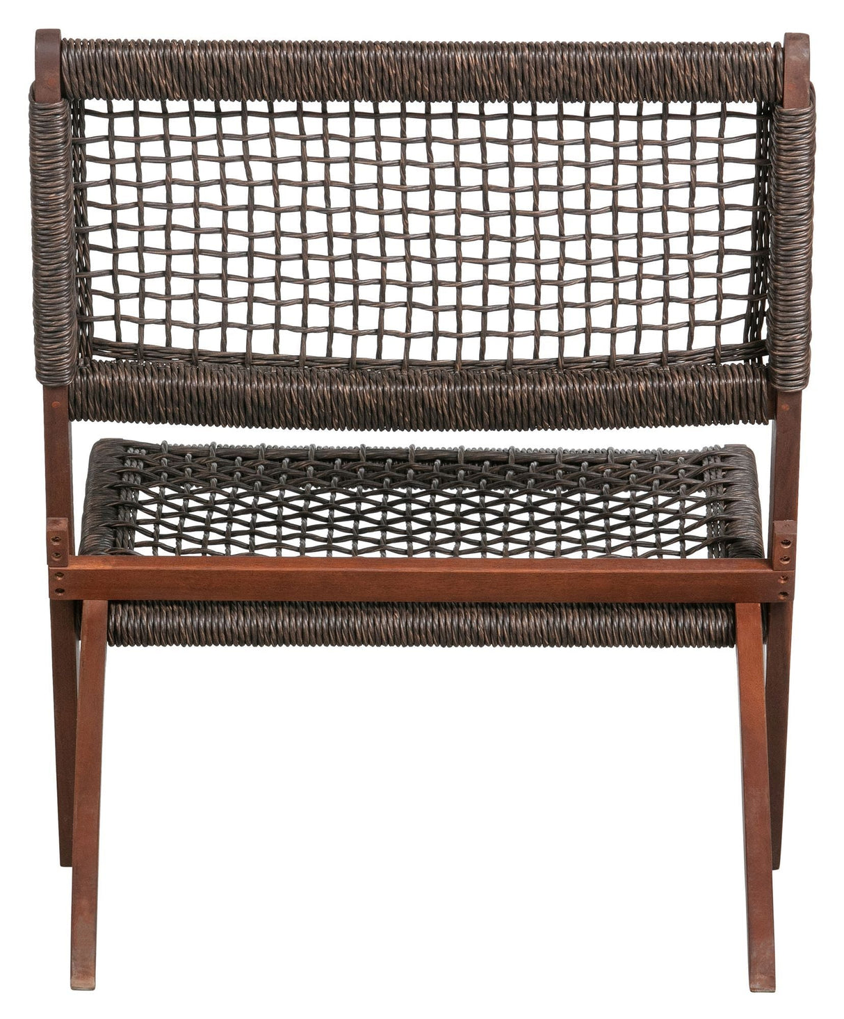 Woood Lois Lounge Chair - Dark Eucalyptus/Merge