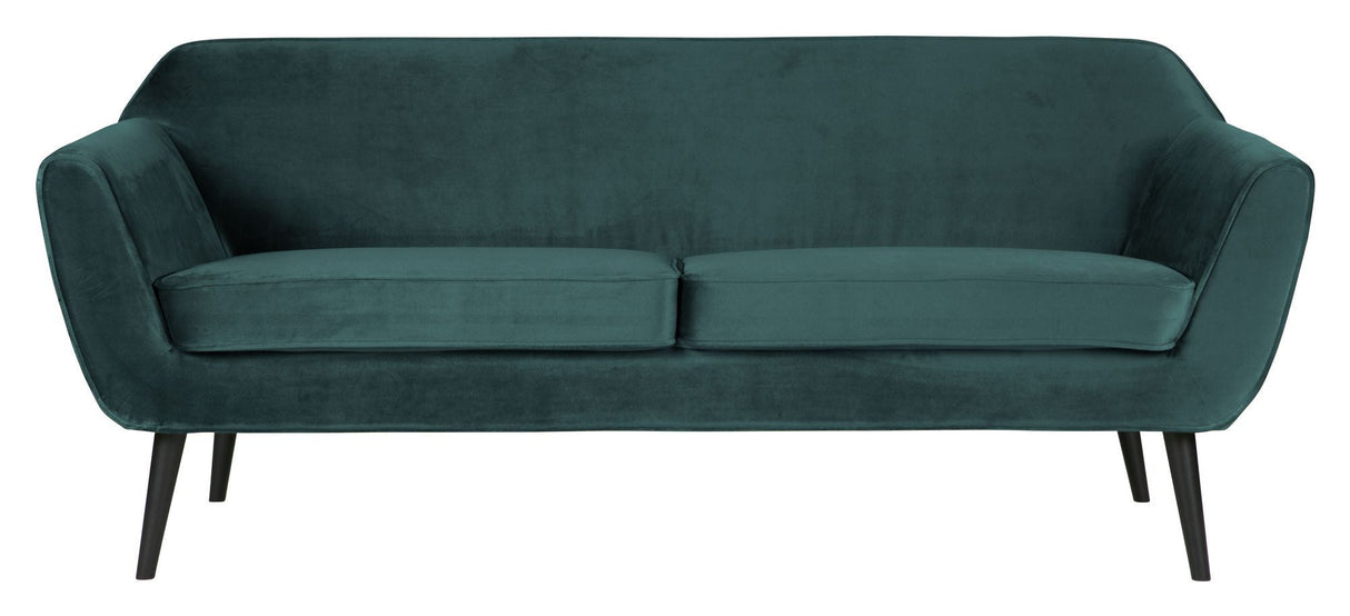 Woood Rocco 2 -seters sofa - Teal Velour