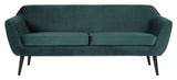 Woood Rocco 2 -seters sofa - Teal Velour