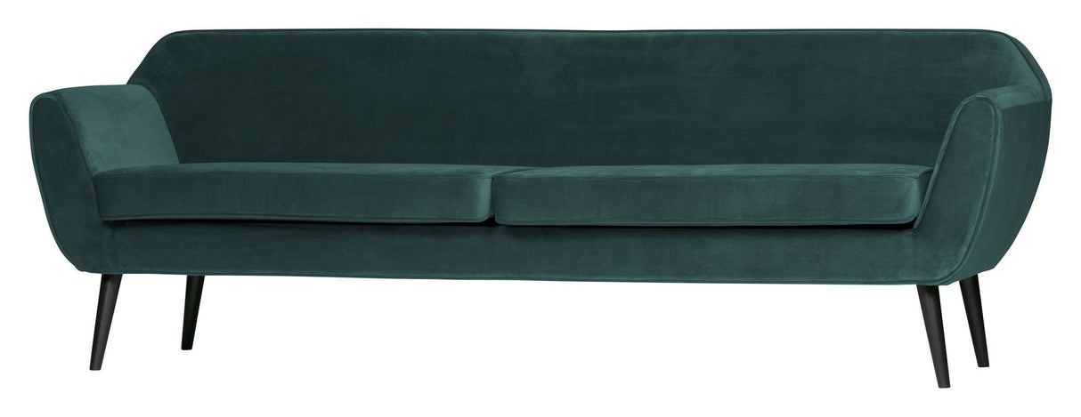 Woood Rocco 4 -seters sofa - Teal Velour