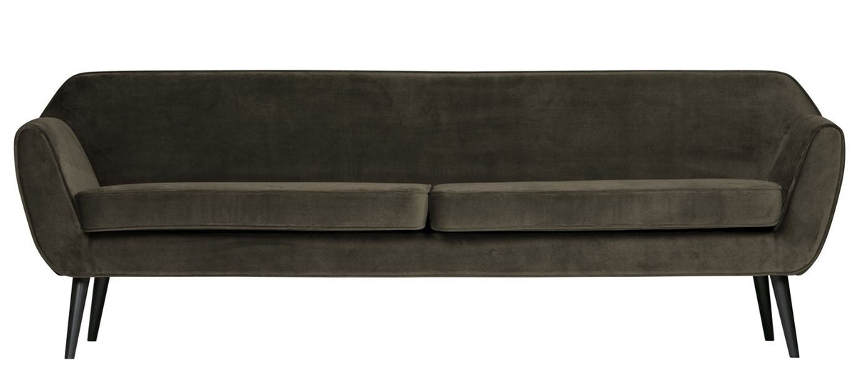 Woood - Rocco XL 4 -pers. Sofa - velour varm grønn