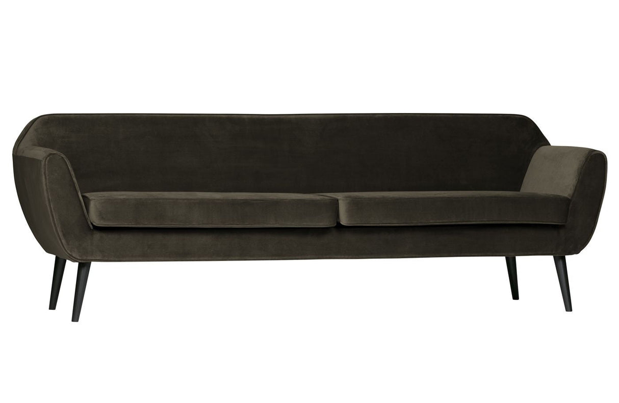 Woood - Rocco XL 4 -pers. Sofa - velour varm grønn