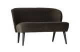 Woood - Sara Lounge Sofa - grønn velour